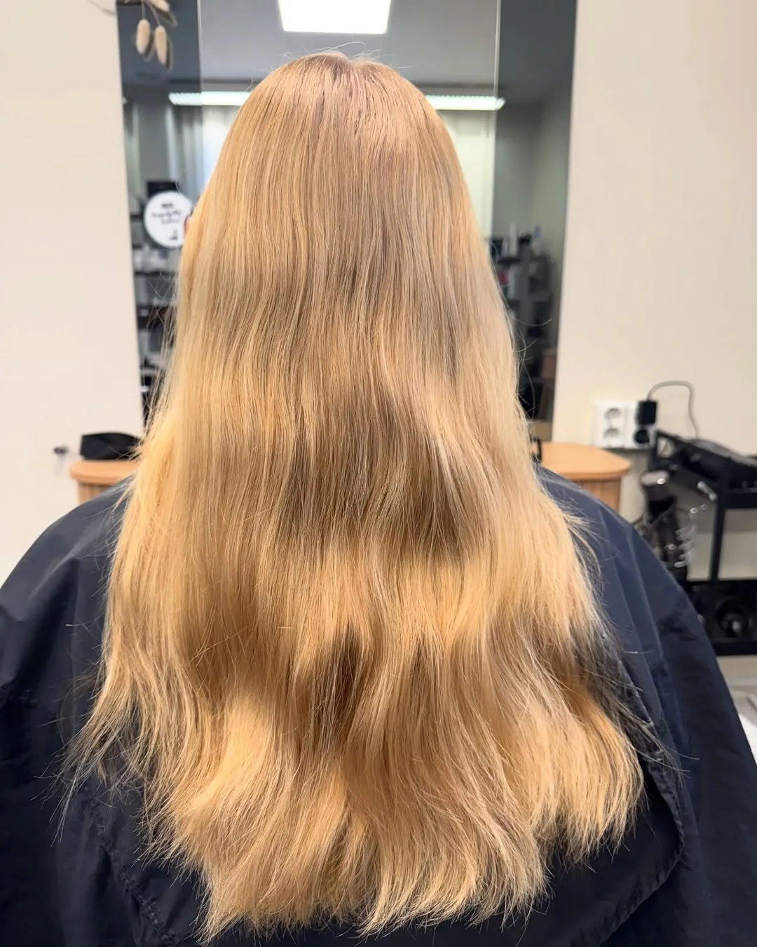Ennen: Luonnollinen balayage